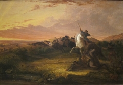 Buffalo Hunt by Seth Eastman