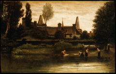 By the River by William Morris Hunt
