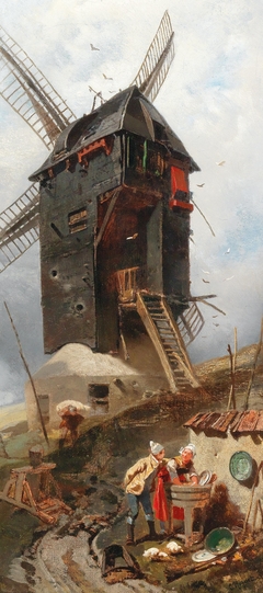 By the Windmill by Charles Hoguet