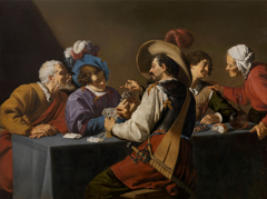 Card Players by Theodoor Rombouts
