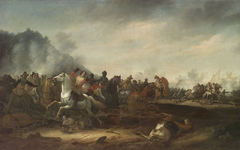 Cavalry battle by Nikolaus van Hoy