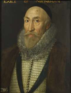 Charles Howard, Second Baron Howard of Effingham and First Earl of Nottingham (1536-1624) by Attributed to British School