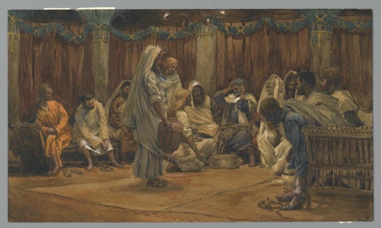 Christ Washing The Disciples Feet James Tissot Artwork On Useum