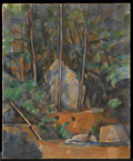 Paul Cézanne, Trees and Rocks in the Park of the Château Noir