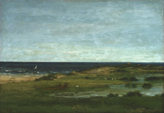 Coast Scene by Gustave Courbet