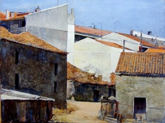Composition with houses
