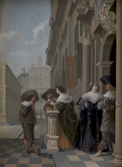 Conversation Outside a Palace by Dirk van Delen