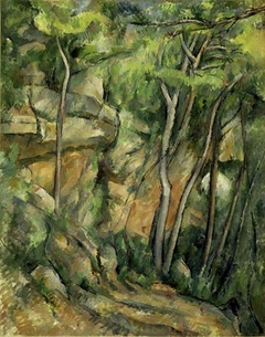 Dans le parc de Château Noir by Paul Cézanne