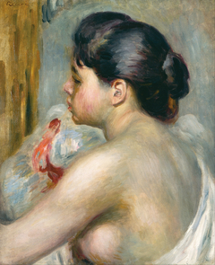 Dark-Haired Woman by Auguste Renoir