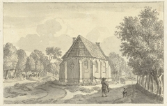 De kerk van Helsdingen bij Vianen by Jan de Beijer