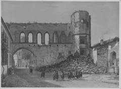 Der Rathof in Speyer von Süden by Franz Stöber