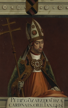 El cardenal Don Pedro González de Mendoza arzobispo de Toledo (copia)