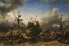 Embarquement de Ruyter et de Witt au Texel
