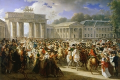 Entry of Napoleon I into Berlin, 27th October 1806 by Charles Meynier