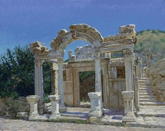 Ephesus. The ruins of the Temple of Hadrian. by Simon Kozhin