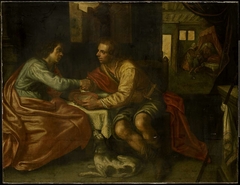 Esau selling his birthright by Unknown Artist