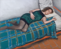 Federica lying on Bed