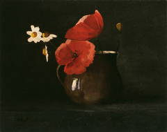 Flowers: Poppies and Daisies by Odilon Redon