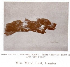 Foxhounds, a burning scent by Maud Earl