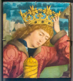 Fragment from the Liesborn High Altarpiece: Holy King by Master of Liesborn