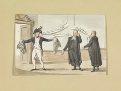 Frankrijk ontneemt de pruiken, 1795