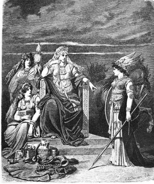 Frigg and her Attendants