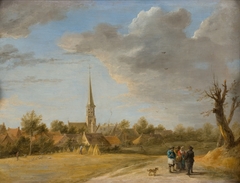 Gezicht op een dorp by David Teniers the Younger