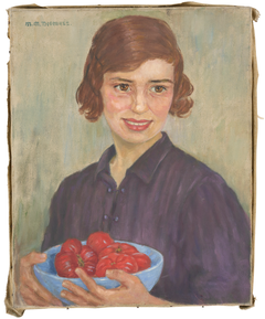 Girl with Tomato Bowl by Paula Maria Margarethe Thomass