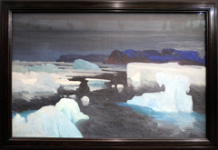 Glaciers, Kara Sea by Alexander Alexeyevich Borisov