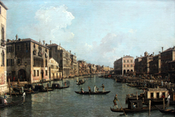 Grand Canal: Looking South-East from the Campo Santa Sophia to the Rialto Bridge