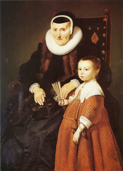 Grandmother with Granddaughter - 1639