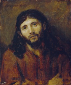 Head of Christ (after 'Dinner at Emmaus' in Louvre) by Rembrandt