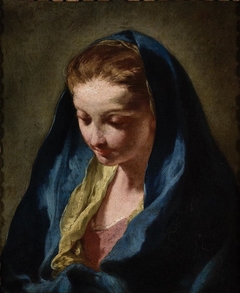 Head of the Virgin by Giambattista Pittoni