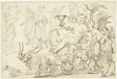 Herfst of De triomf van Bacchus by Gerard ter Borch I