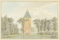 Het huis In de twaalf morgen bij Maarssen by Unknown Artist