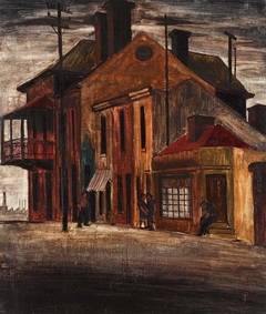 Hindley Street at Evening by Jeffrey Smart