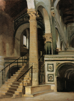 Interior of the church of San Miniato al Monte
