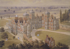 Isometric View Of Aston Hall by Allen Edward Everitt