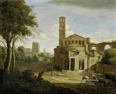 Italian Ruins Landscape