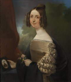 Jonkvrouwe Adriana Johanna Ortt van Nijenrode (1811-1870), Echtgenote van Frederik Christiaan Hendrik, Baron van Tuyll van Serooskerken by Anonymous