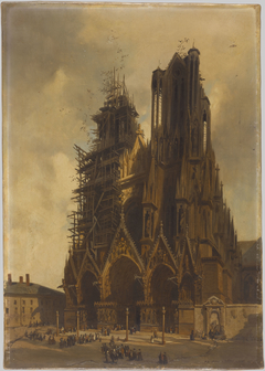 La Cathédrale de Reims by Adrien Dauzats