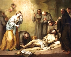 La muerte de san Francisco by José Camarón y Bononat