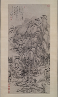 Landscape after Wu Zhen by Wang Yuanqi