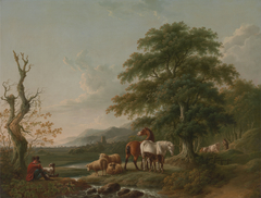 Landscape with a Shepherd by Charles Towne