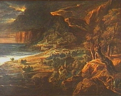 Landscape with Thunderstorm by anonymous painter