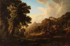 Landscape with Two Indians by William Mason Brown