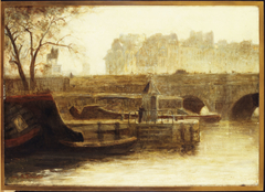 Le Pont-Neuf et l'île de la Cité, vus du quai Conti by Angèle Delasalle