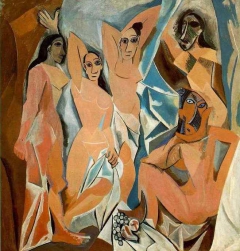 Les Demoiselles d'Avignon (The Young Ladies of Avignon) by Pablo Picasso