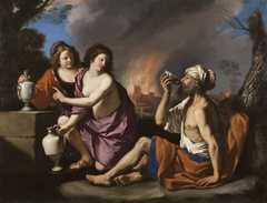 Lot and His Daughters by Guercino