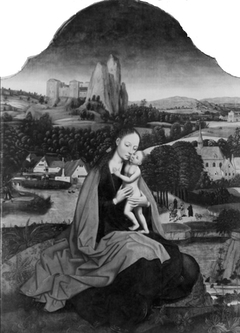 Madonna and Child in a Landscape by Rogier van der Weyden